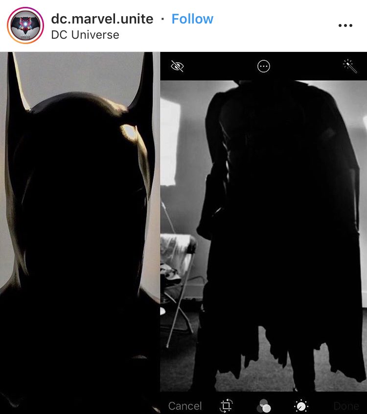 Le costume de Batman dans a série TV Titans.