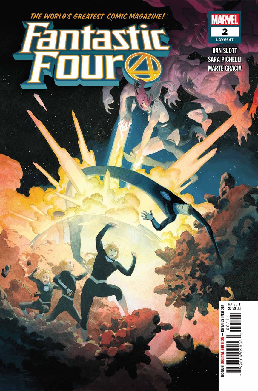 Fantastic Four #2, couverture de Esad Ribic