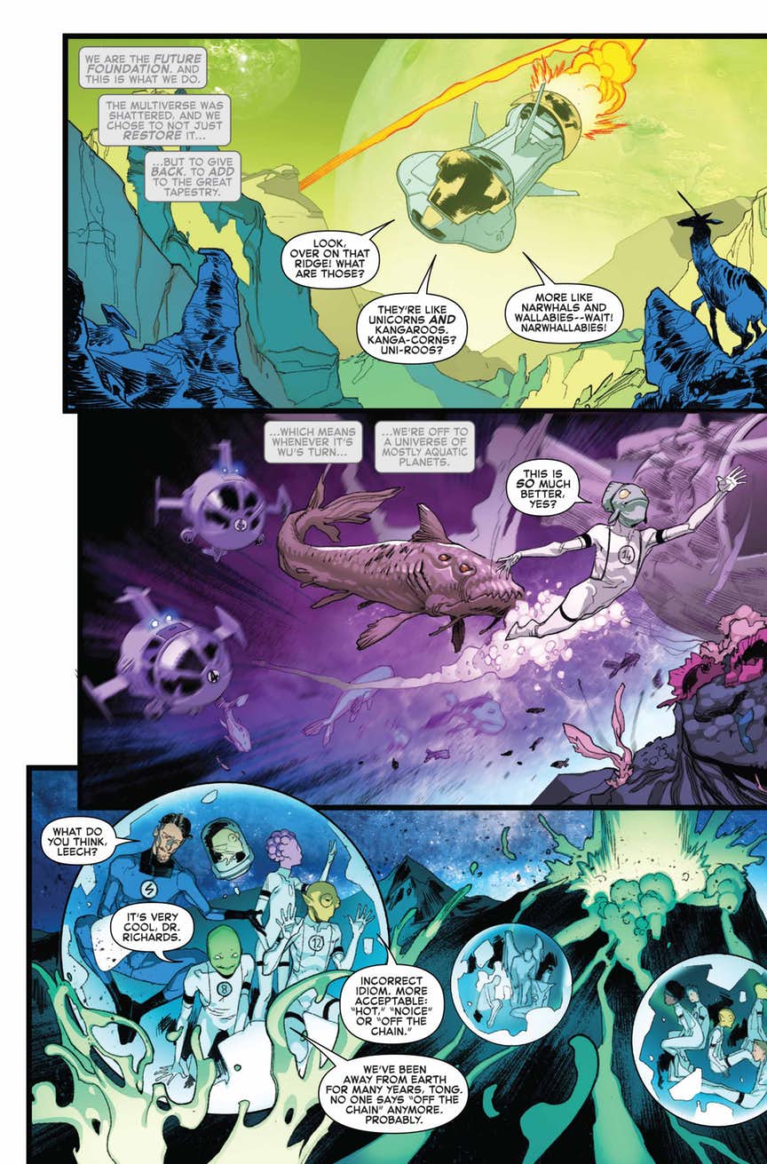 Fantastic Four #2 par Dan Slott et Sara Pichelli