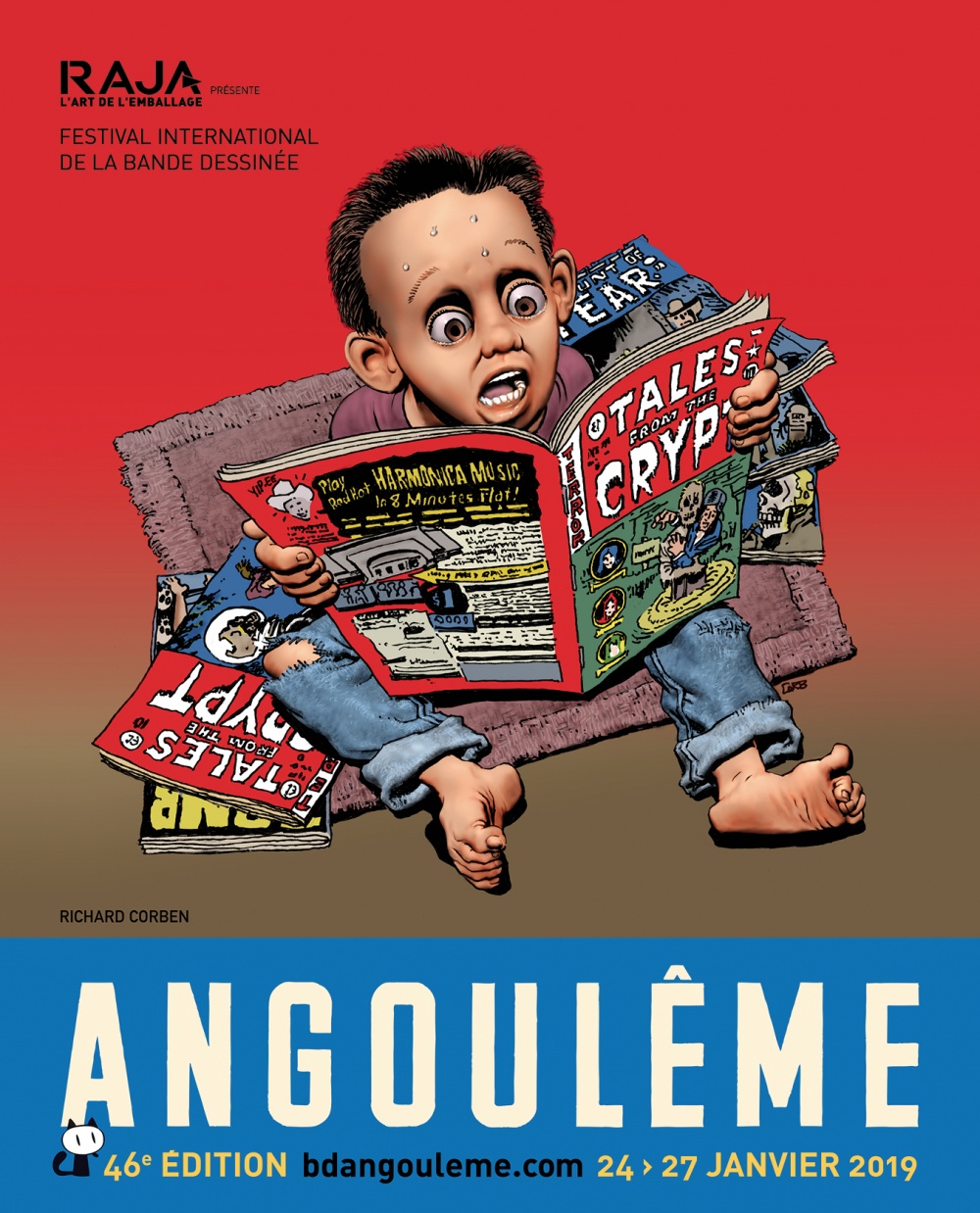 Festival International de la Bande DessinÃ©e d'AngoulÃªme 2019 - Affiche de Richard Corben