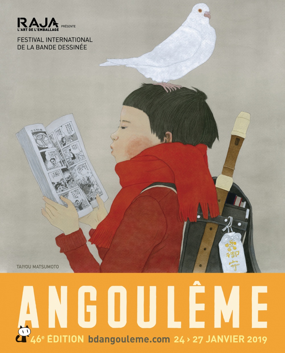 Festival International de la Bande DessinÃ©e d'AngoulÃªme 2019 - Affiche de Taiyou Matsumoto