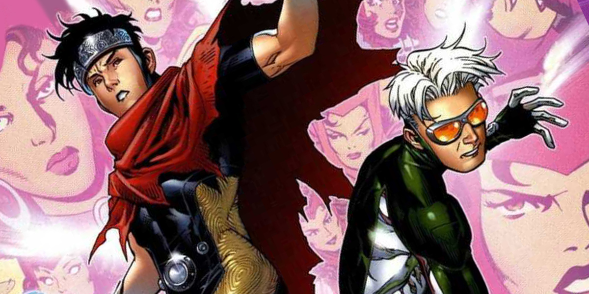 Wiccan et Speed, les enfants de Scarlet Witch et Vision, membres des Young Avengers