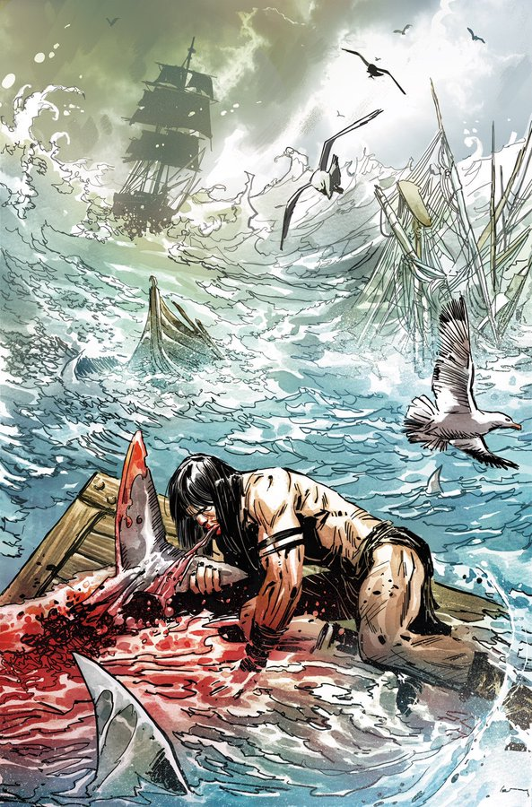 Extrait de Savage Sword of Conan par Ron Garney (Marvel Comics)