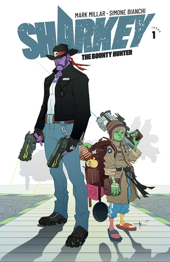 Sharkey the Bounty Hunter, couverture alternative de Matteo Scalera