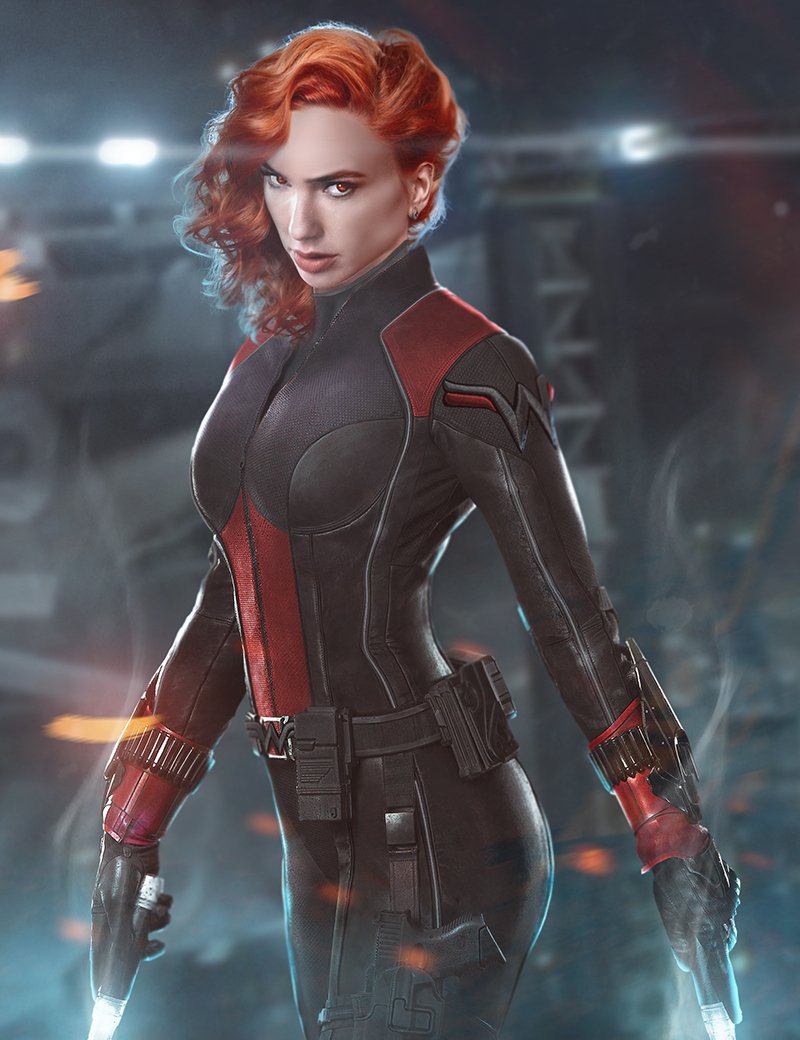 Gal Gadot est Black Widow, par Bosslogic