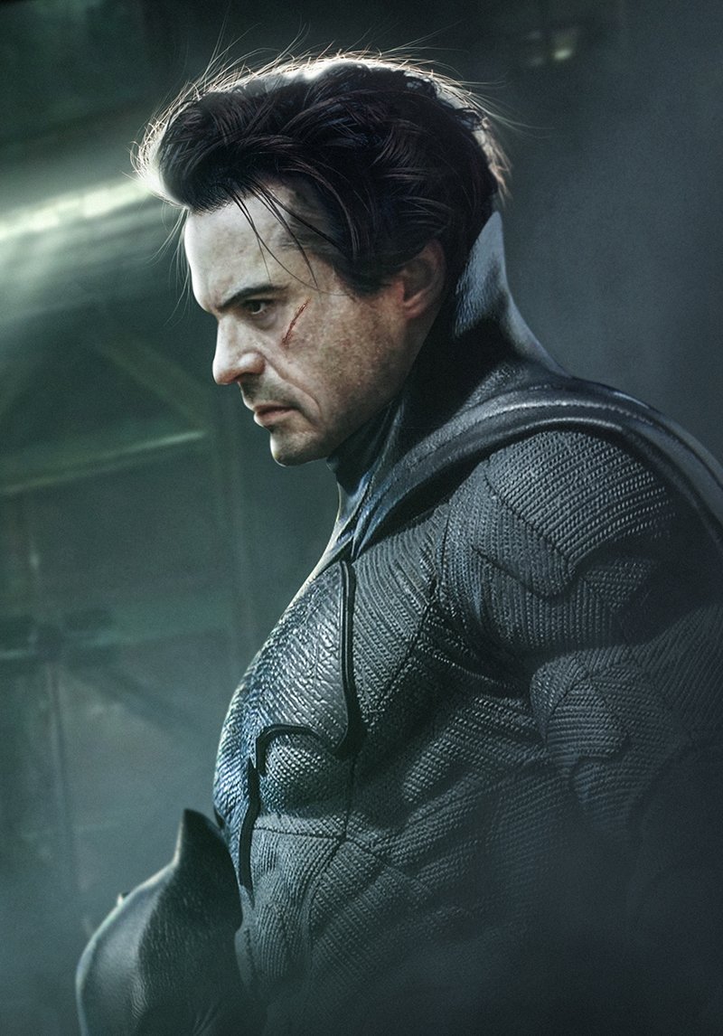 Robert Downey Jr. est Batman, par Bosslogic