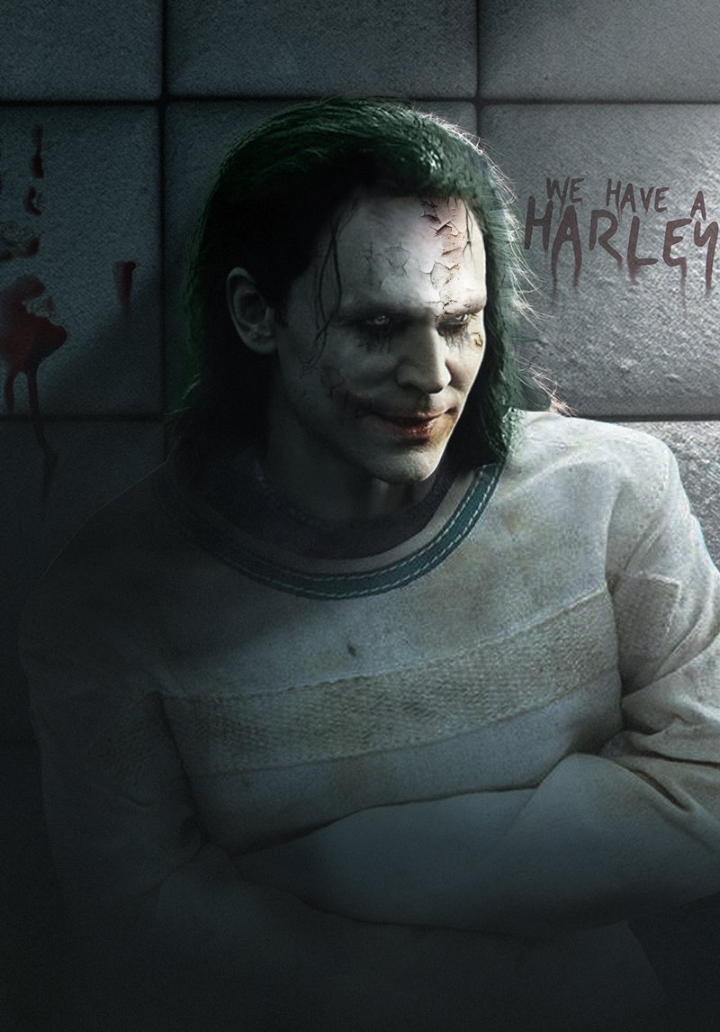 JTom Hiddleston est le Joker, par Bosslogic