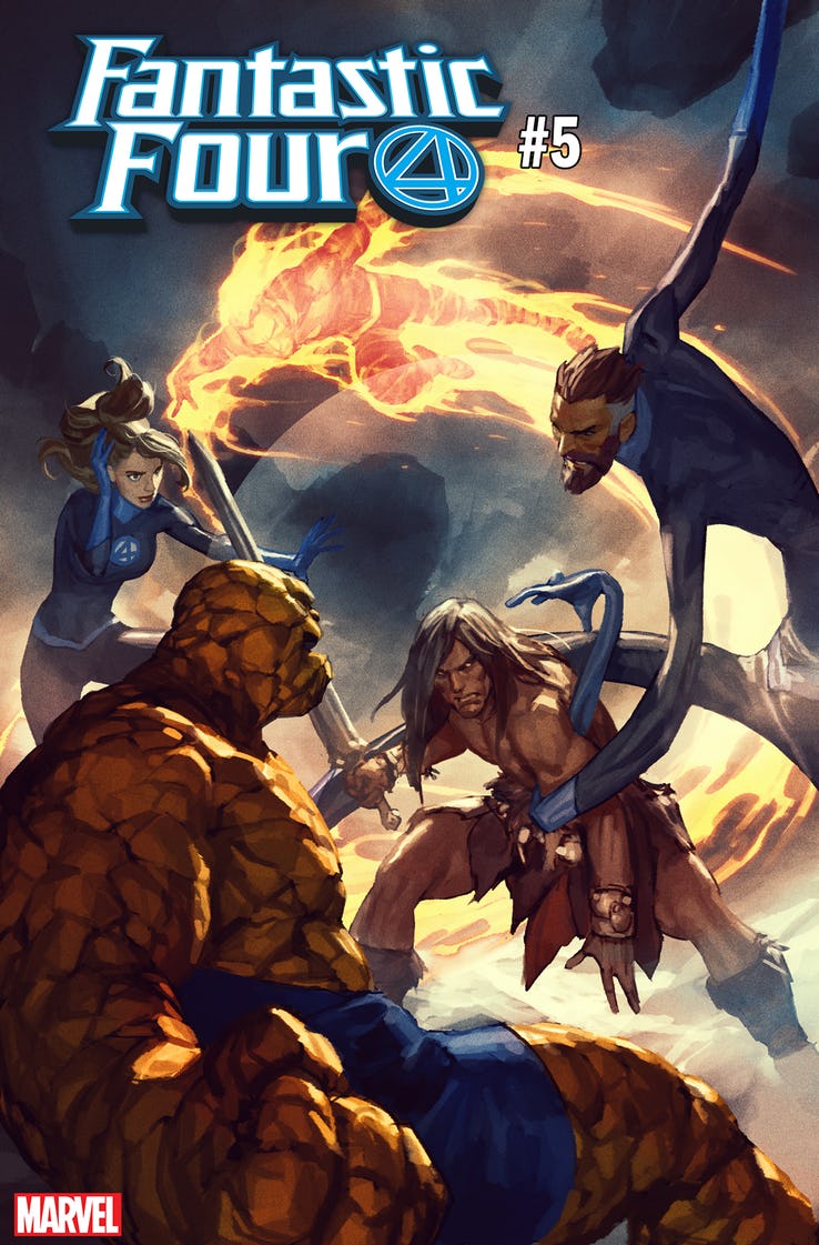 FANTASTIC FOUR #5 par GERALD PAREL