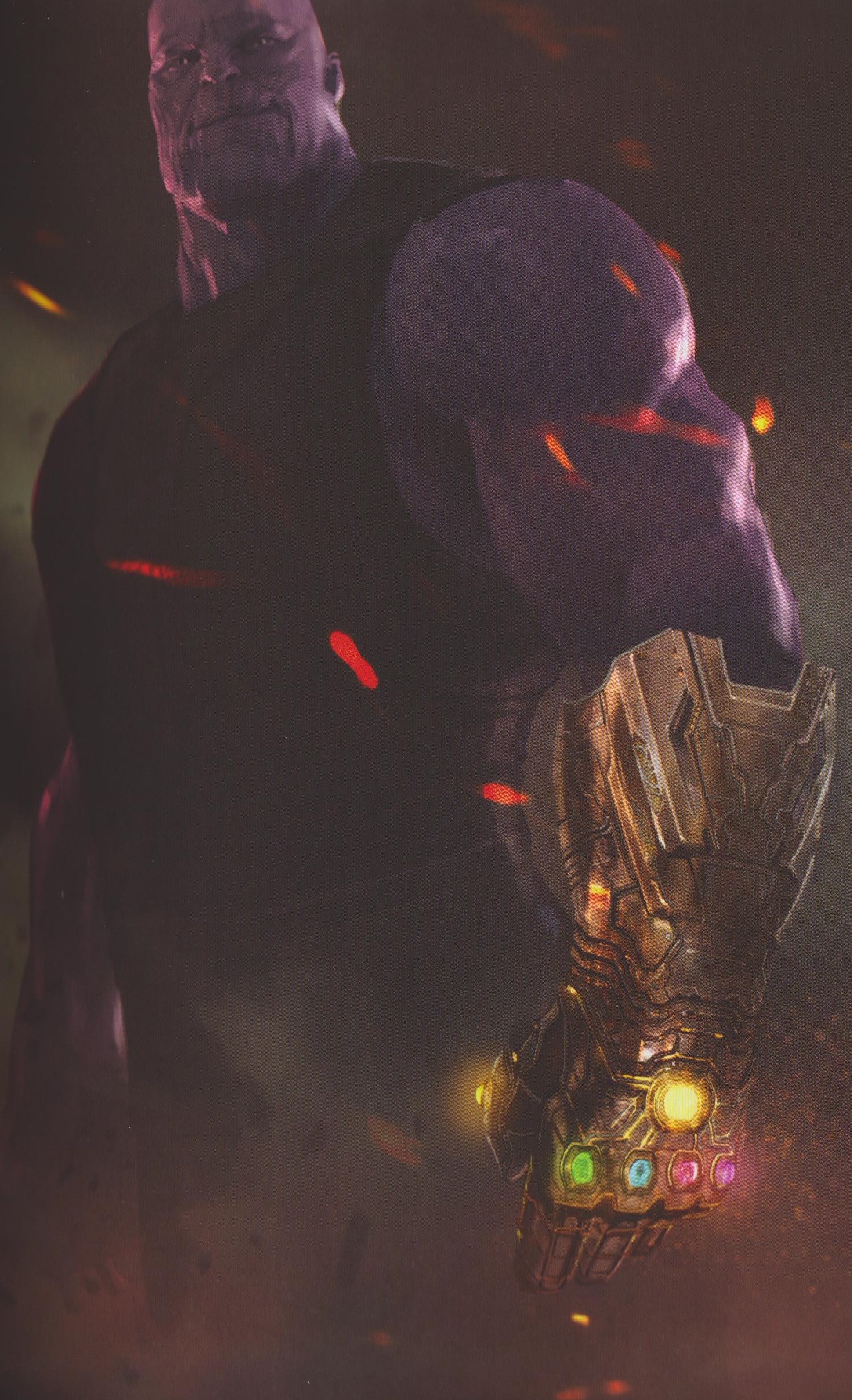 Concept Arts du Gant de l'Infini dans Avengers: Infinity War