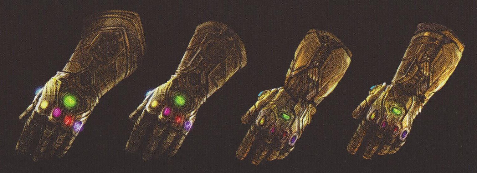 Concept Arts du Gant de l'Infini dans Avengers: Infinity War