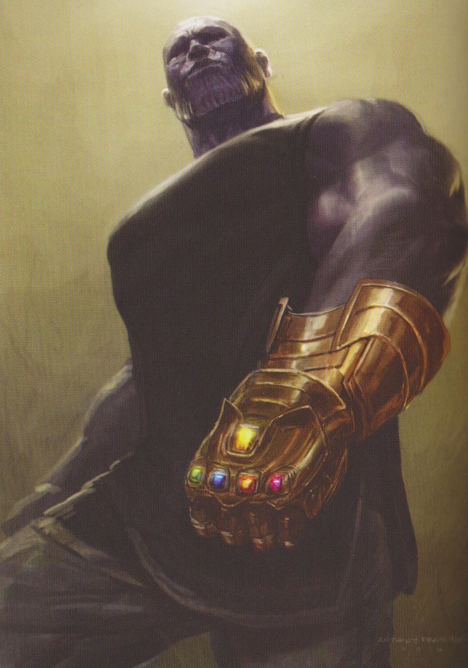 Concept Arts du Gant de l'Infini dans Avengers: Infinity War