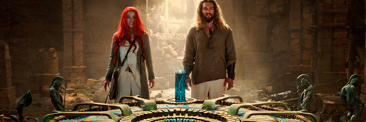 Aquaman (Jason Momoa), Mera (Amber Heard)