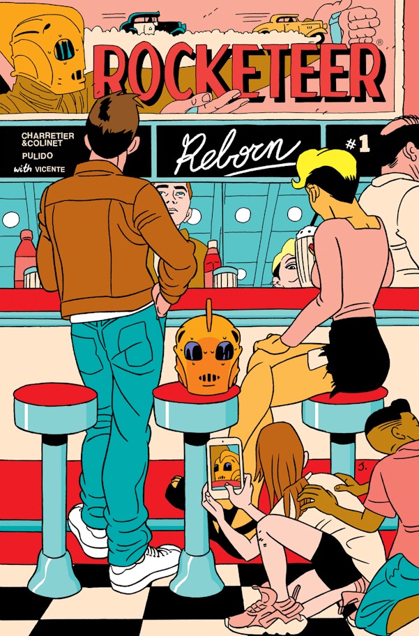 Rocketeer Reborn #1 par Javier Pulido (IDW)