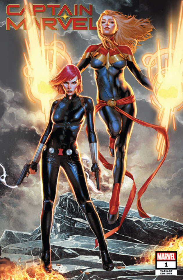 Captain Marvel #1 - Couverture variante de Jay Anacleto