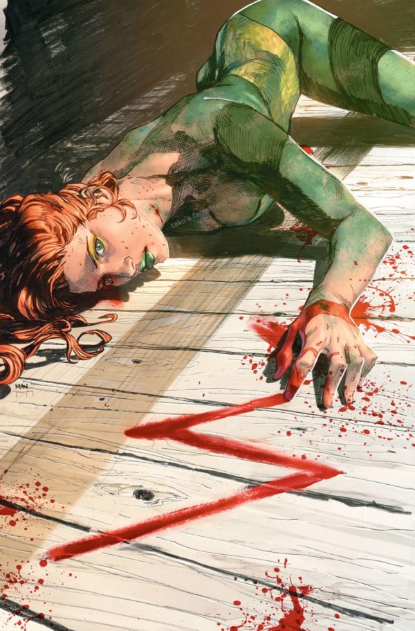 Heroes in Crisis #7 - couverture non retenue de Clay Mann