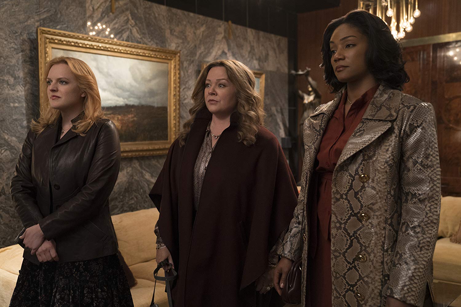  Melissa McCarthy, Tiffany Haddish et Elisabeth Moss dans The Kitchen