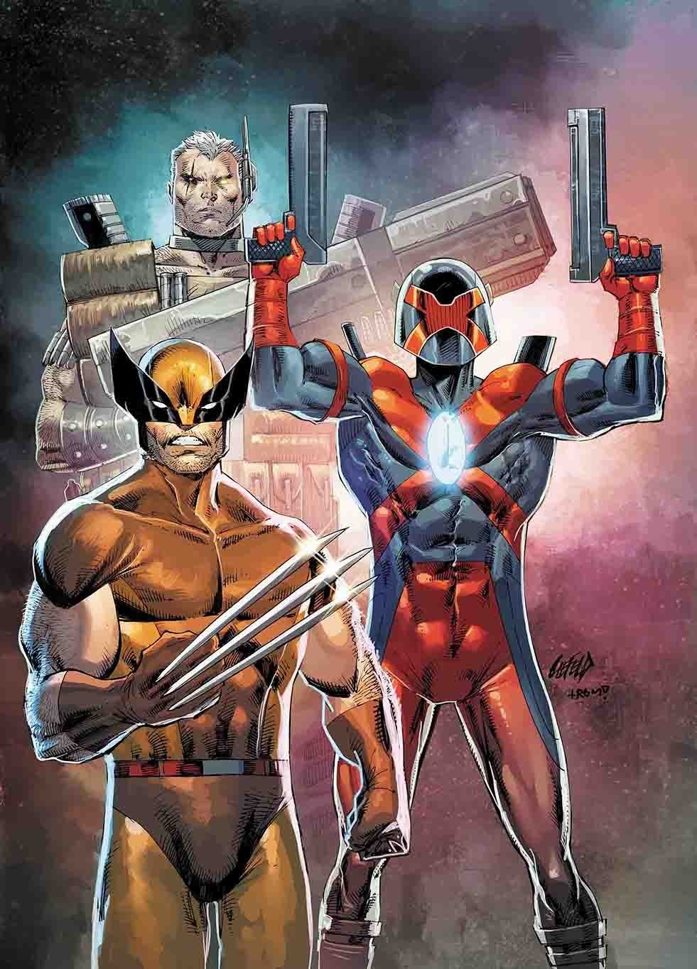 Major X #2, couverture régulière de Rob Liefeld