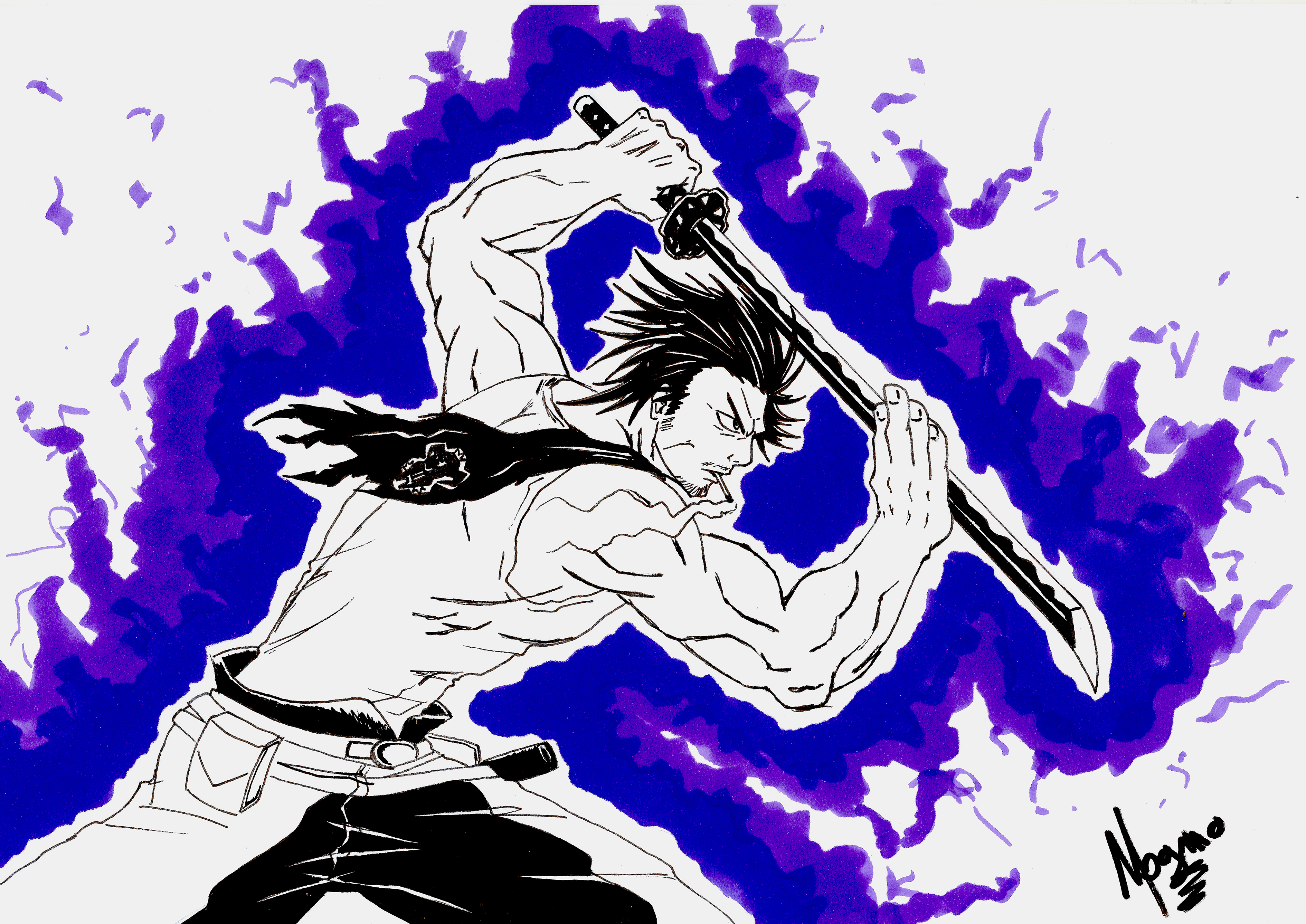 Yami (Black CLover), dessin de Mogmo