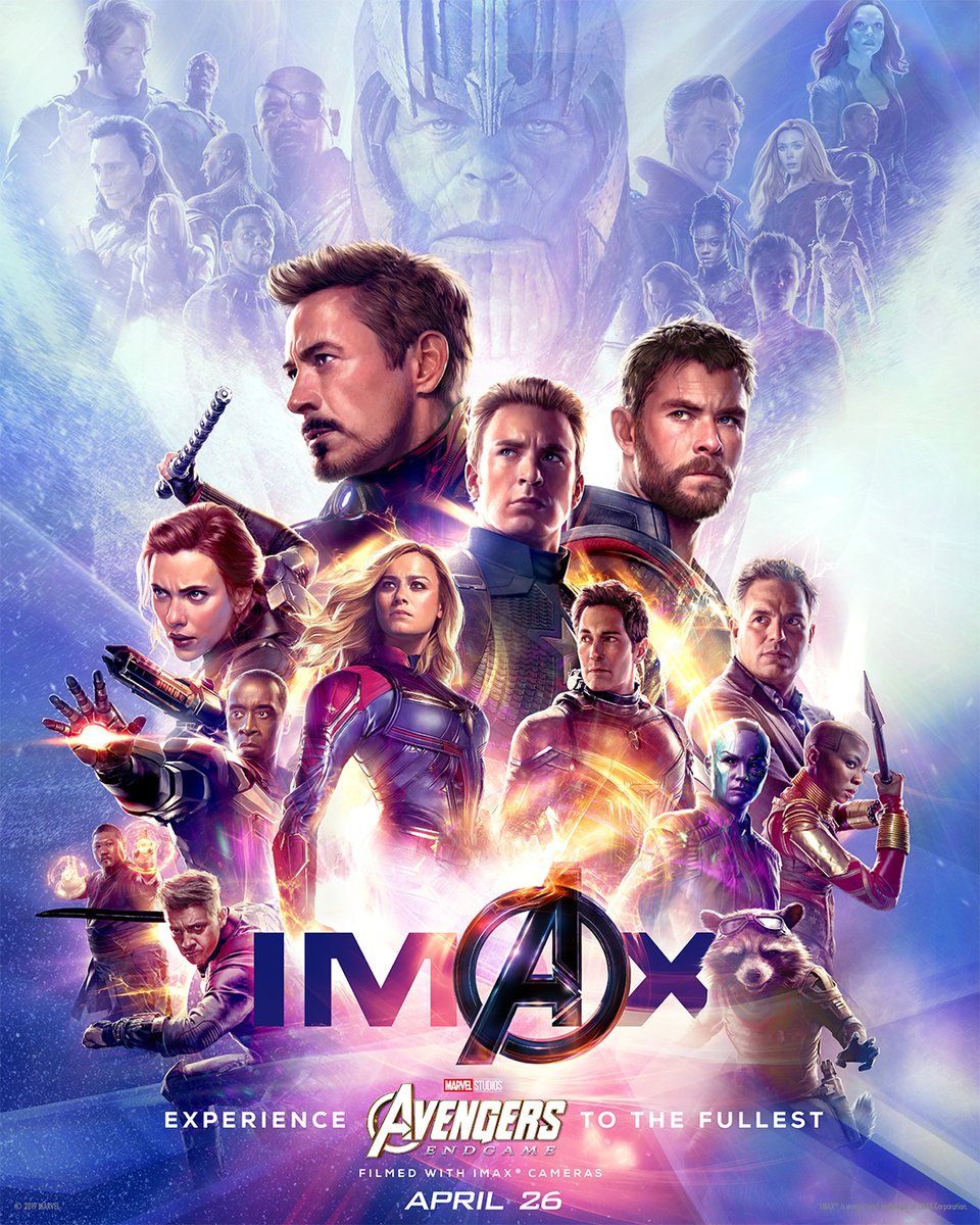 Avengers: Endgame - poster IMAX