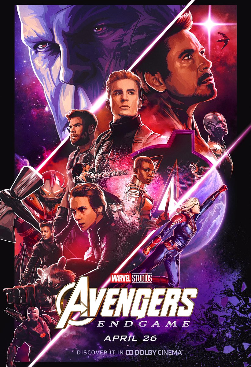 Avengers: Endgame - poster Dolby