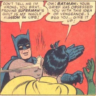 Batman gifle Robin