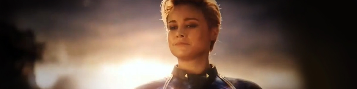 Captain Marvel (Brie Larson) dans Avengers: Endgame