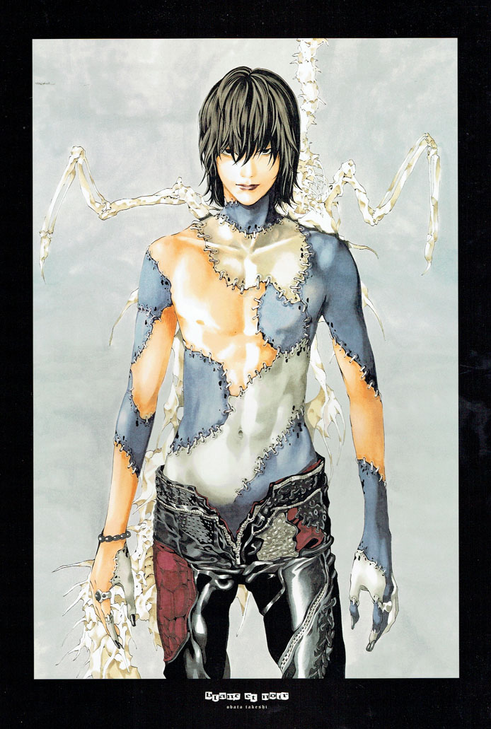 Illustration du manga Death Note. 