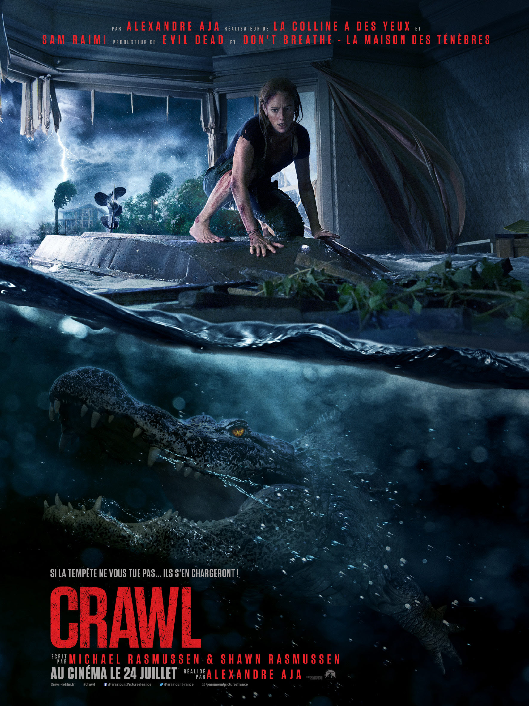 Affiche du film Crawl. 