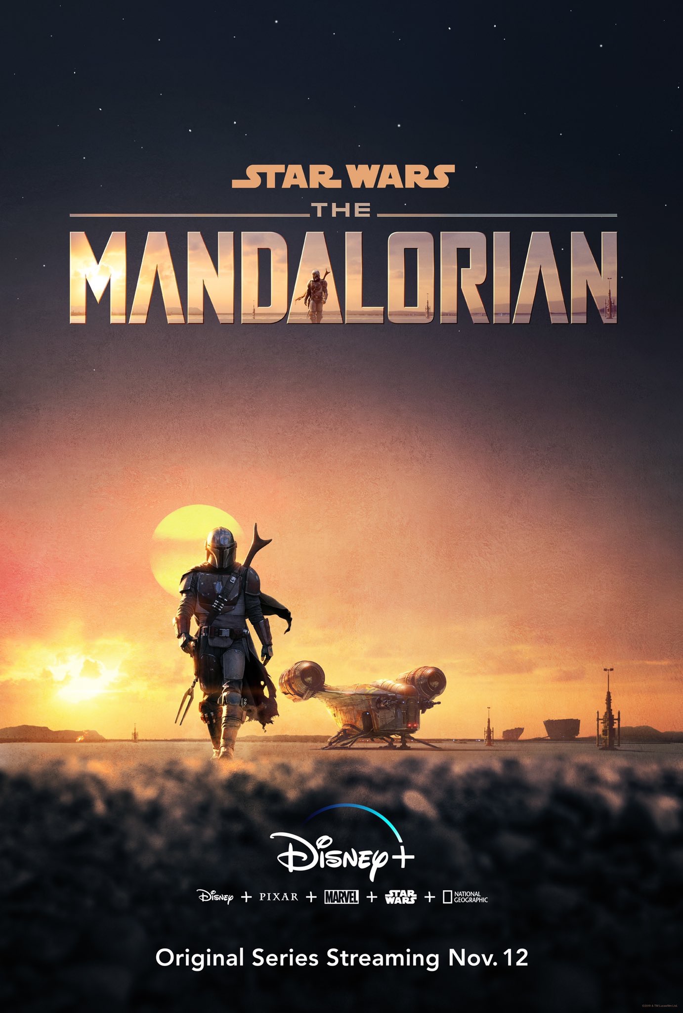affiche Star Wars: The Mandalorian