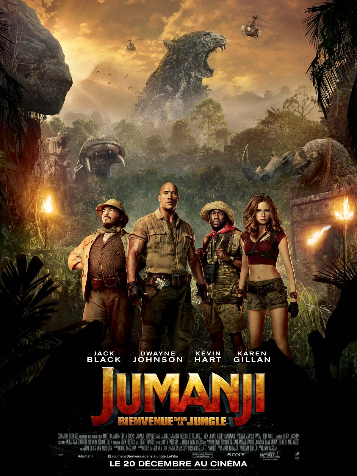 affiche Jumanji : Bienvenue dans la Jungle