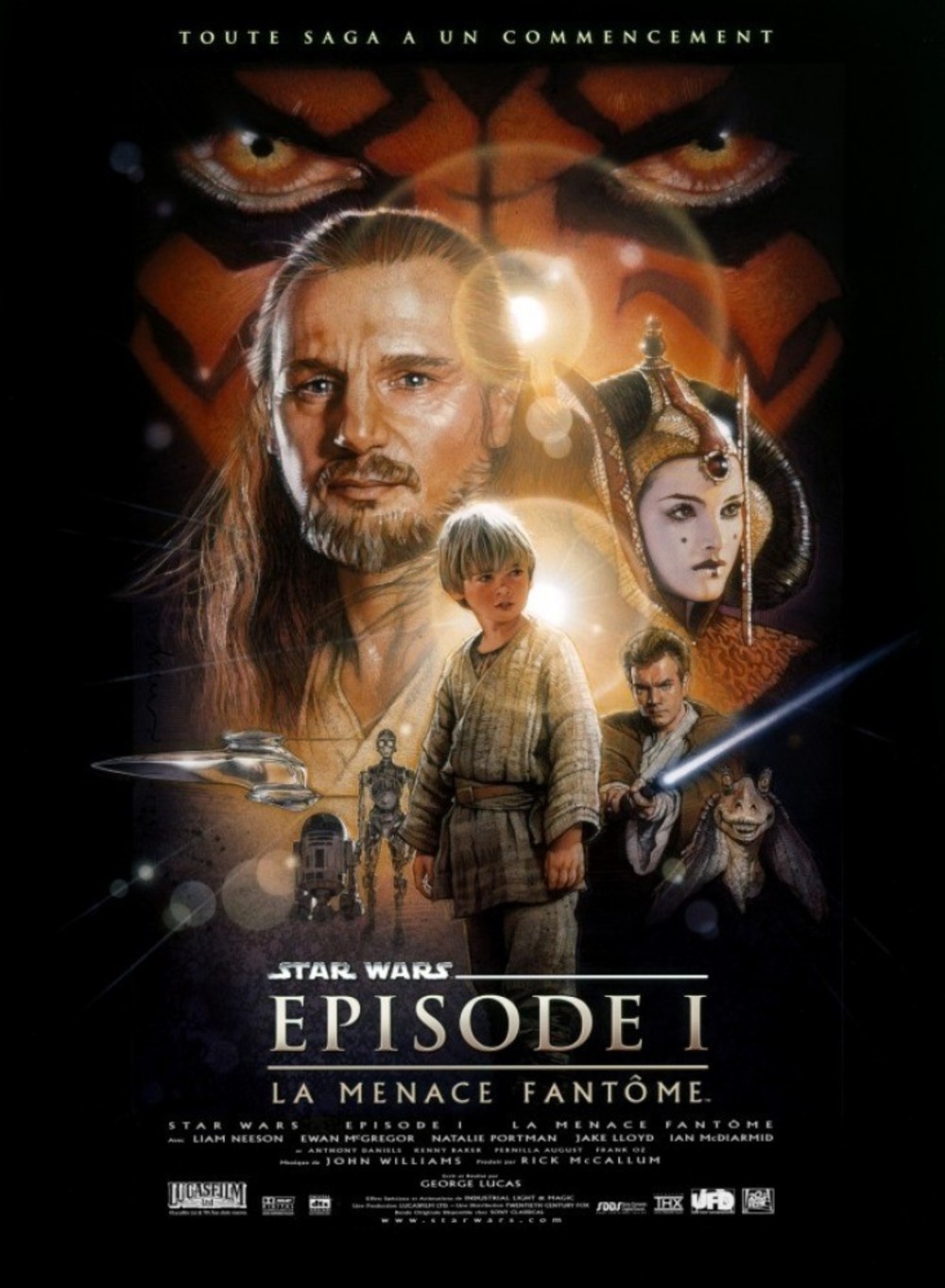 affiche Star Wars I : La Menace Fantôme
