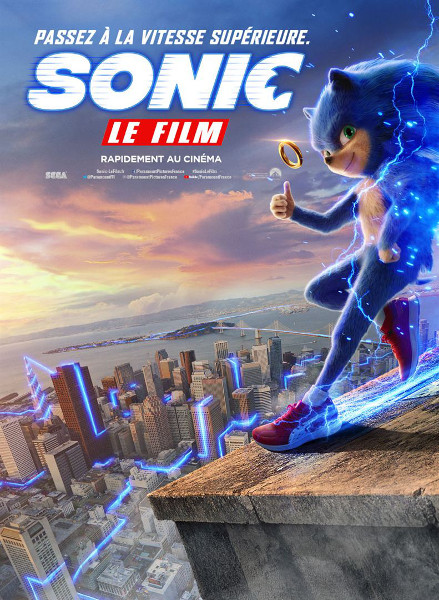 affiche Sonic, le Film