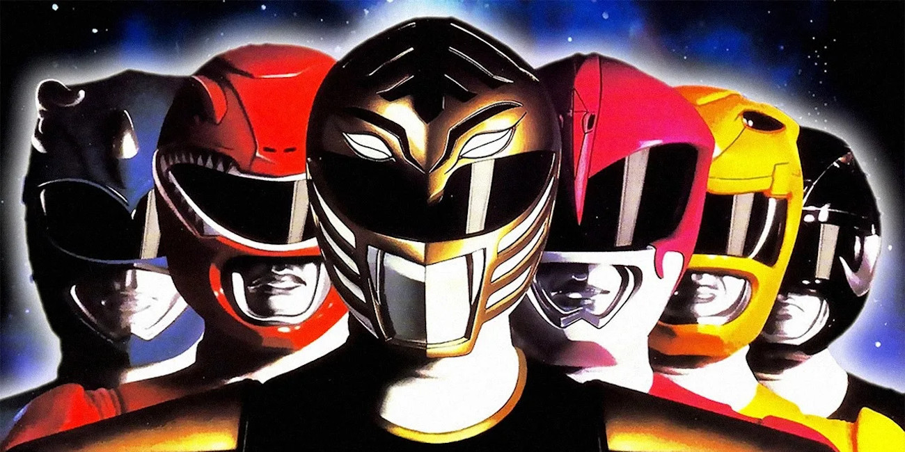 Visuel officiel de Mighty Morphin Power Rangers.