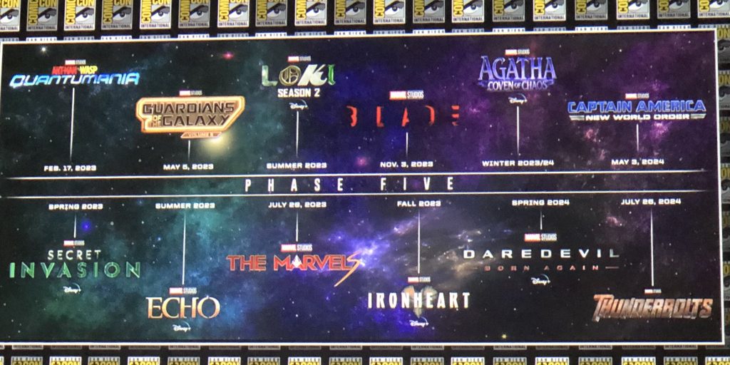 Marvel : Kevin Feige annonce la fin de la phase 4 et dévoile toute la ...