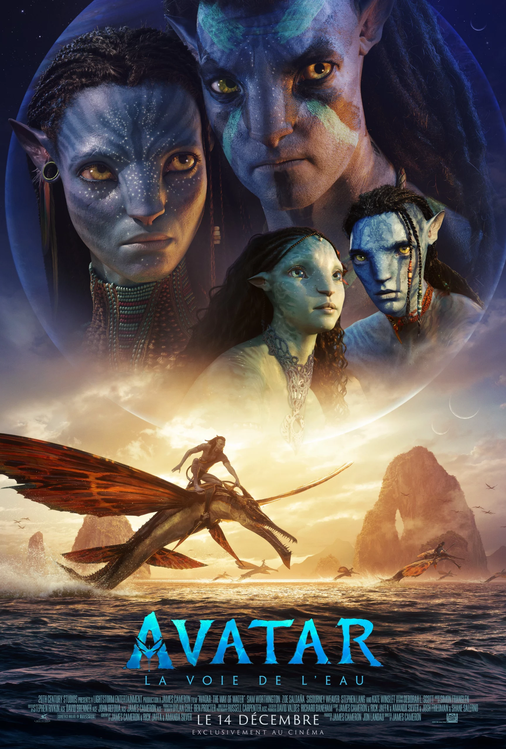 affiche Avatar 2 : la Voie de l'Eau