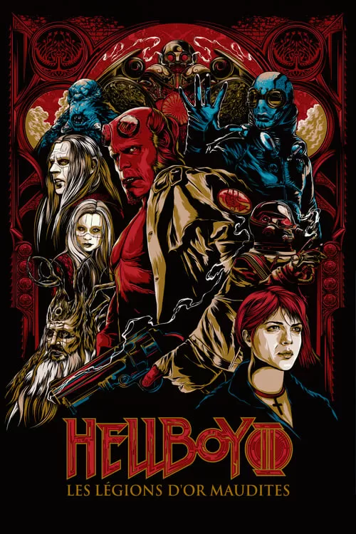 affiche Hellboy II : Les Légions d'or maudites