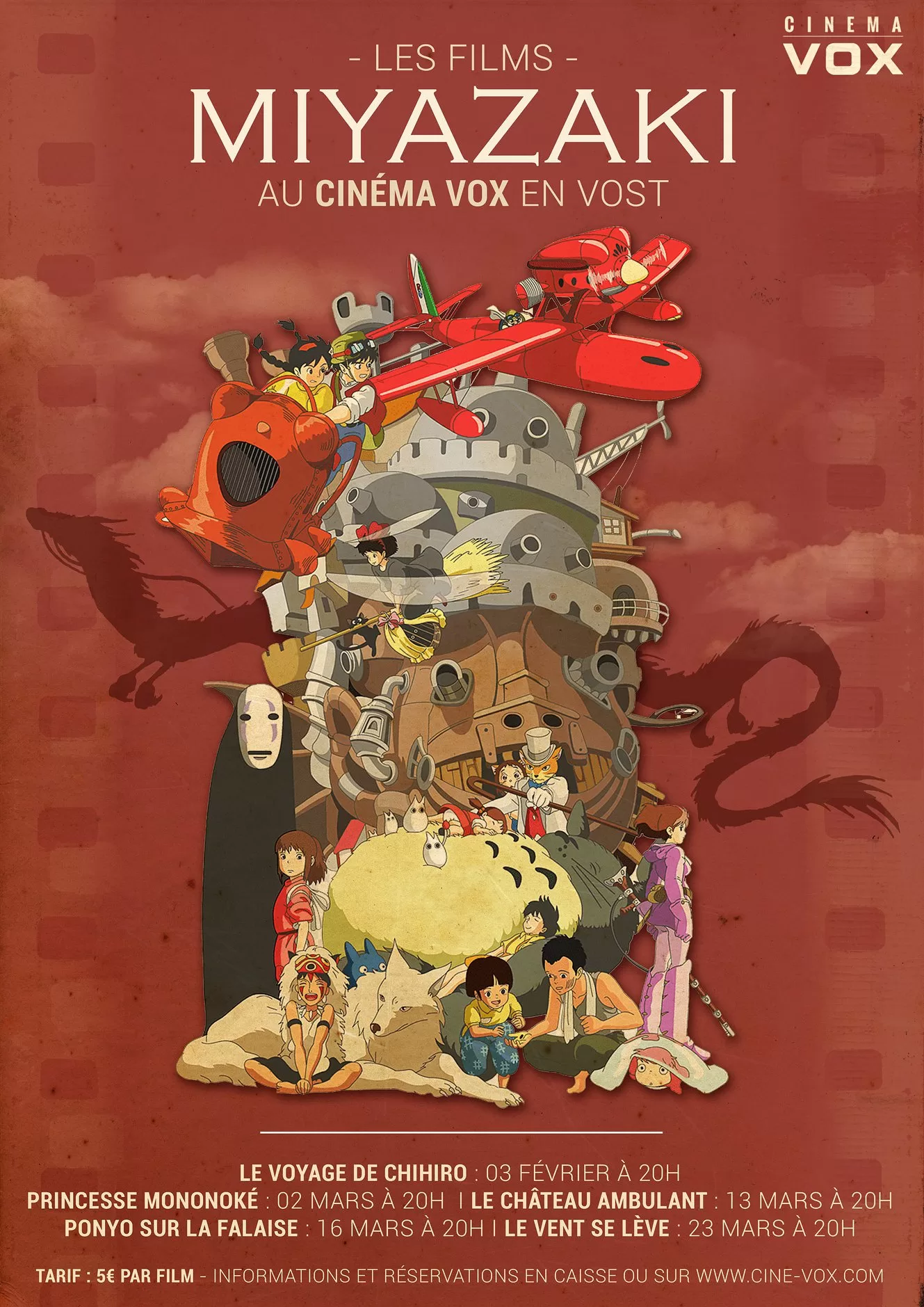 affiche de Hayao Miyazaki