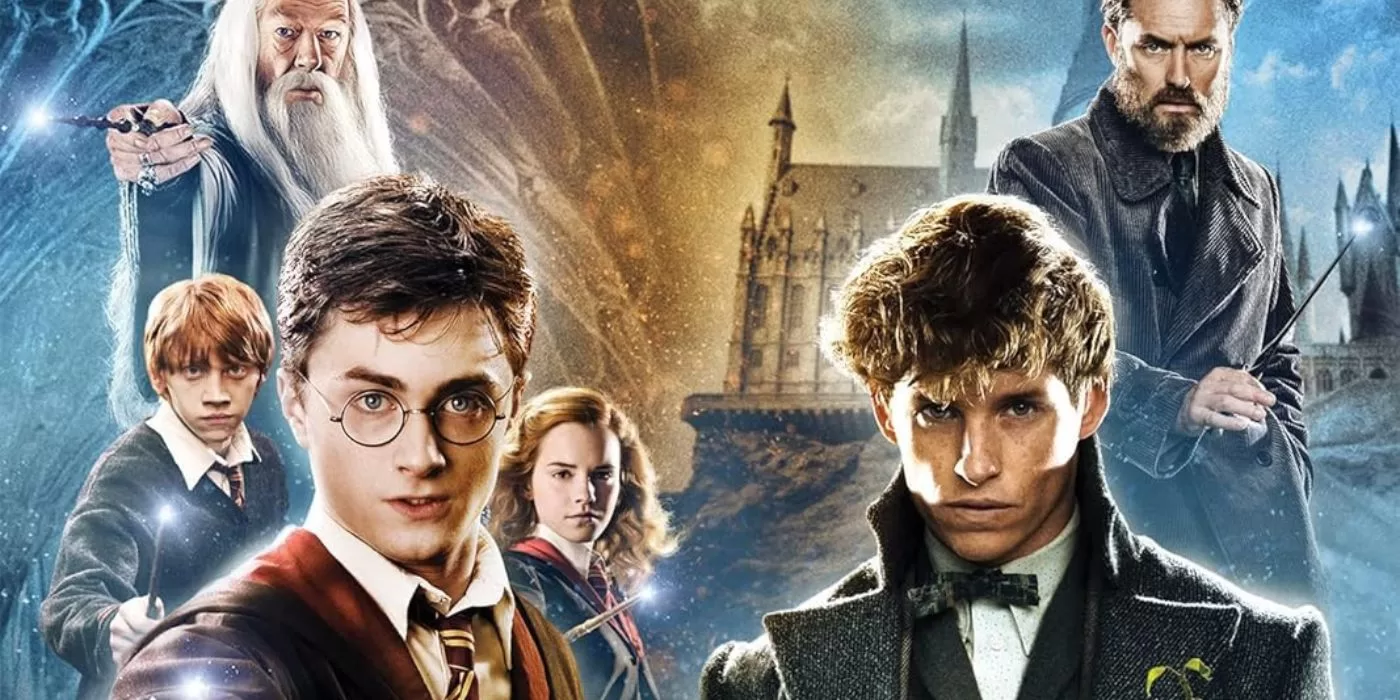 Le Potterverse avec les films Harry Potter et Les Animaux Fantastiques, disponible en streaming sur Filmo