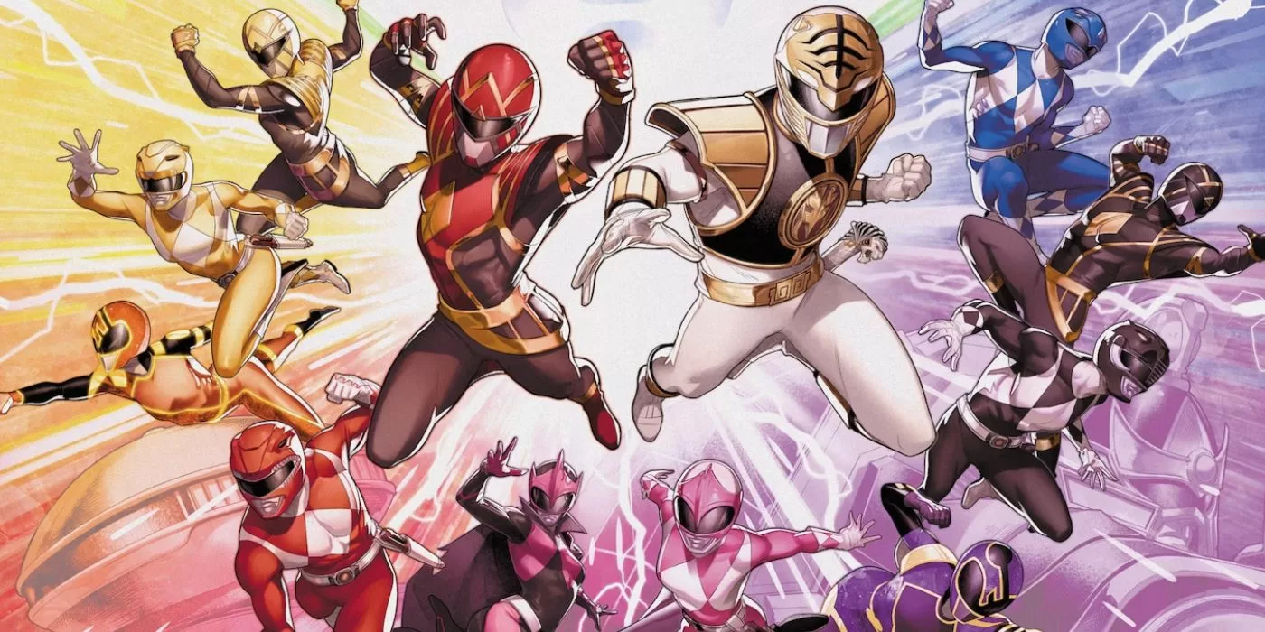 Les Power Rangers dans les comics.