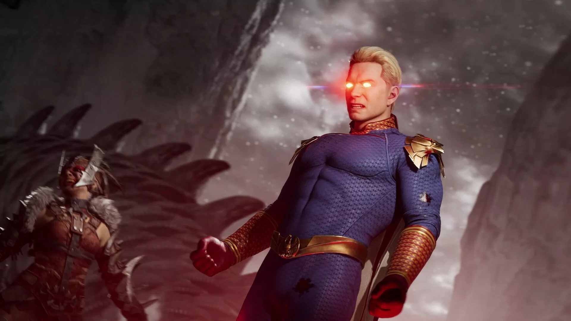 Le skin Homelander disponible sur le jeu Mortal Kombat 11.