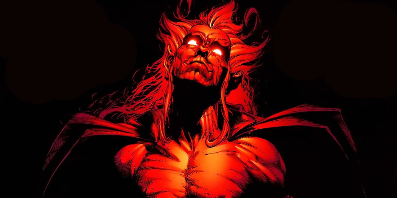 Méphisto dans les comics Marvel, dessiné par Joe Quesada.