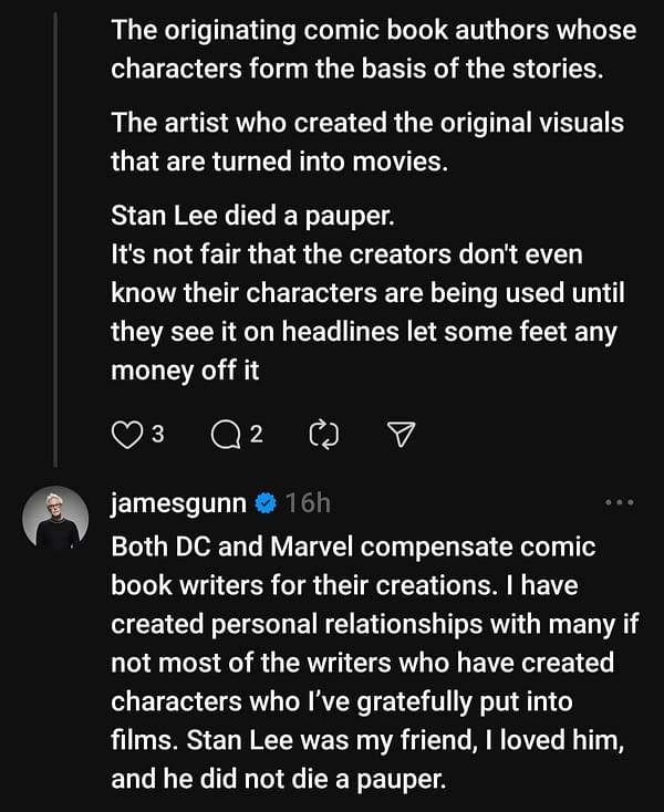 James Gunn sur Threads