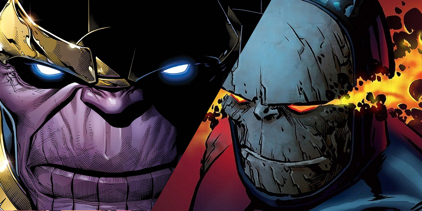 Thanos et Darkseid.