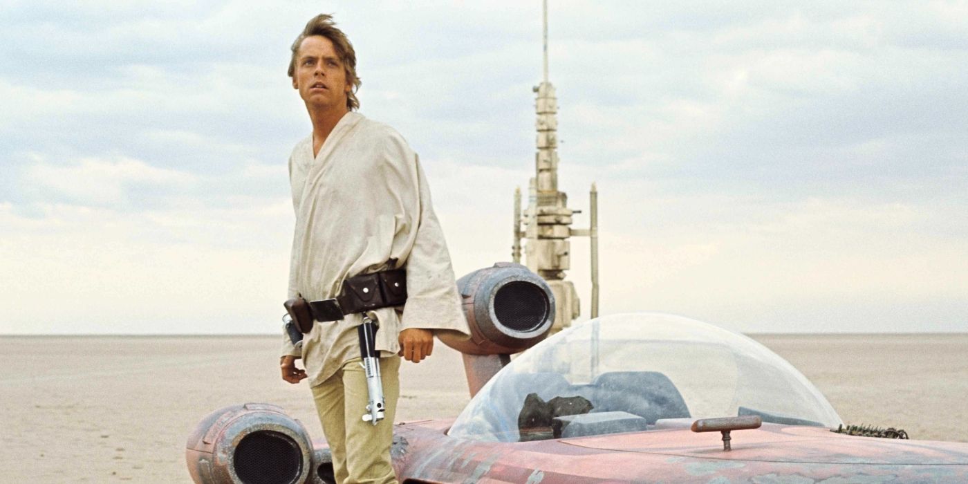 Luke Skywalker (Mark Hamill) dans Star Wars - épisode IV : un nouvel espoir.