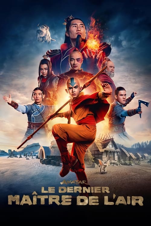 affiche Avatar, le dernier Maître de l'Air (Netflix)