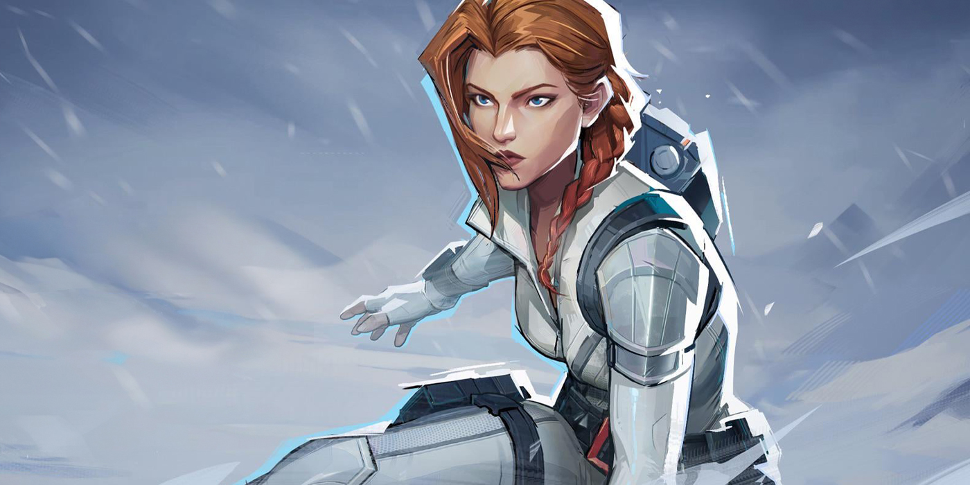 Le costume blanc (white suit) de Black Widow dans Marvel Rivals.