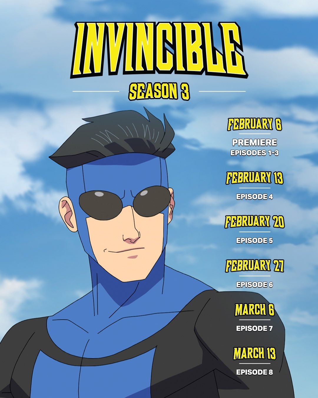 Invincible- les titres des épisodes - saison 3