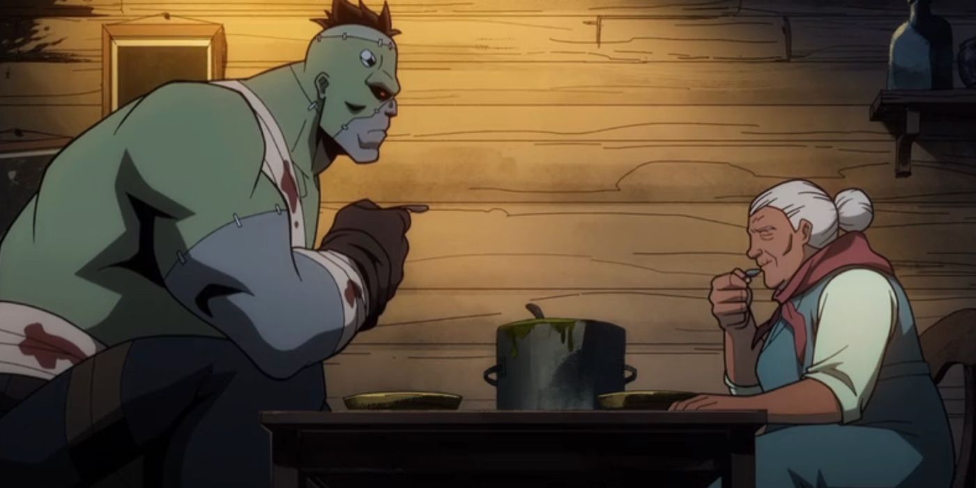 Eric Frankenstein (David Harbour) dans l'épisode 7 de Creature Commandos