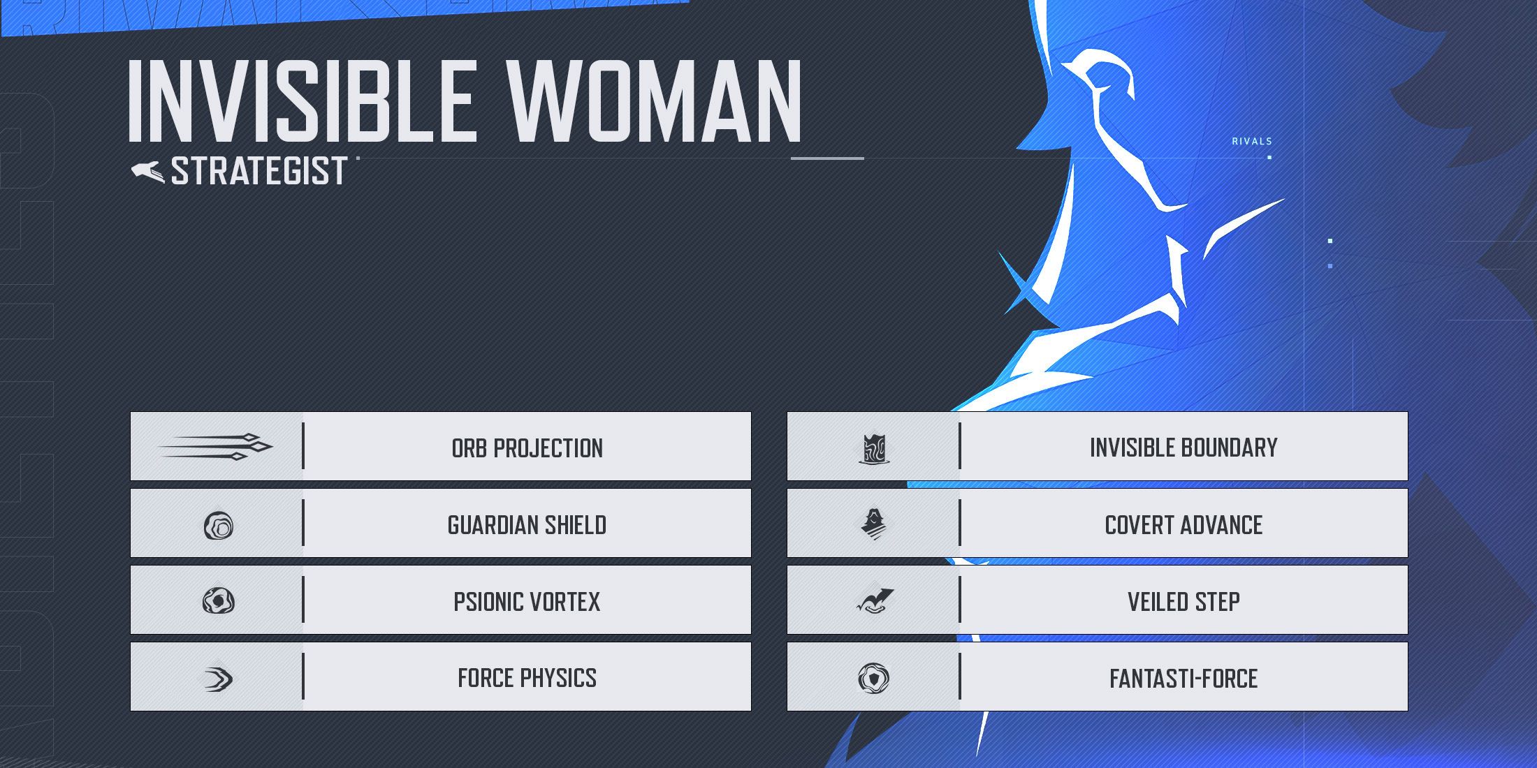 Les capacités de The Invisible Woman dans Marvel Rivals