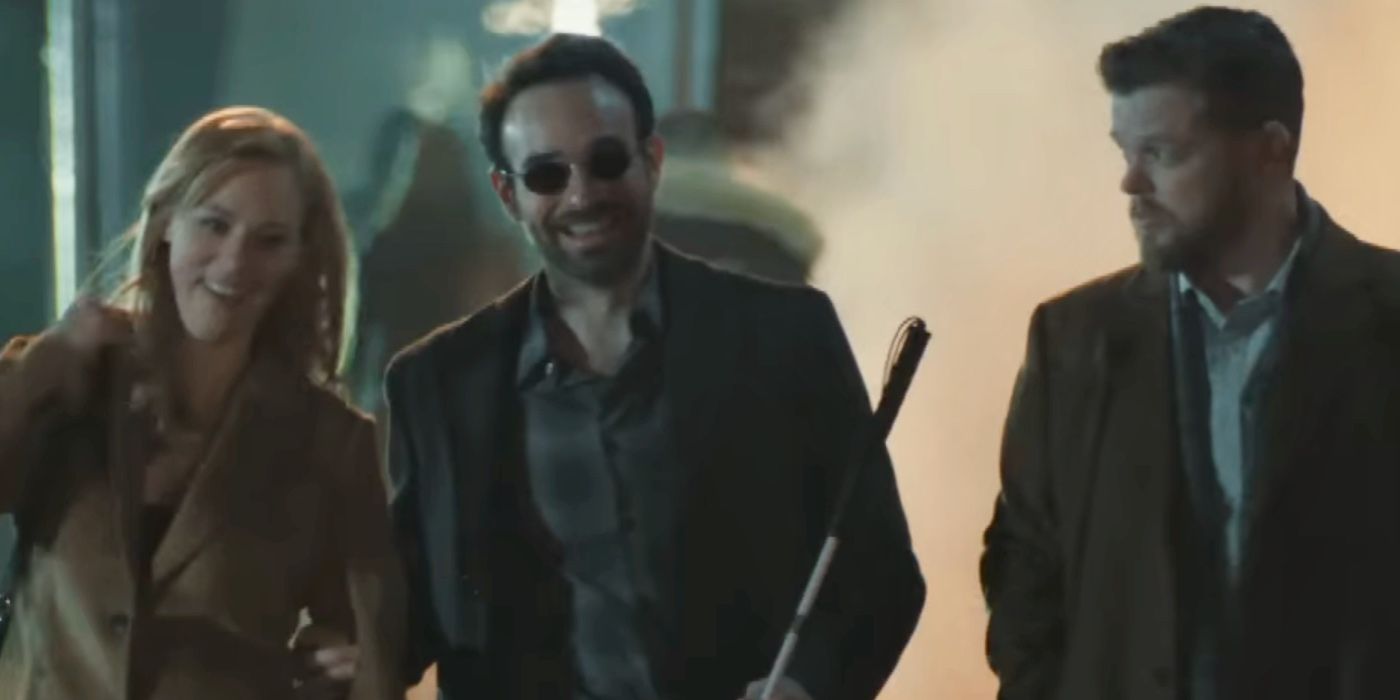 Elden Henson (Foggy Nelson) - Matt Murdock (Charlie Cox) - Deborah Ann Woll (Karen Page)